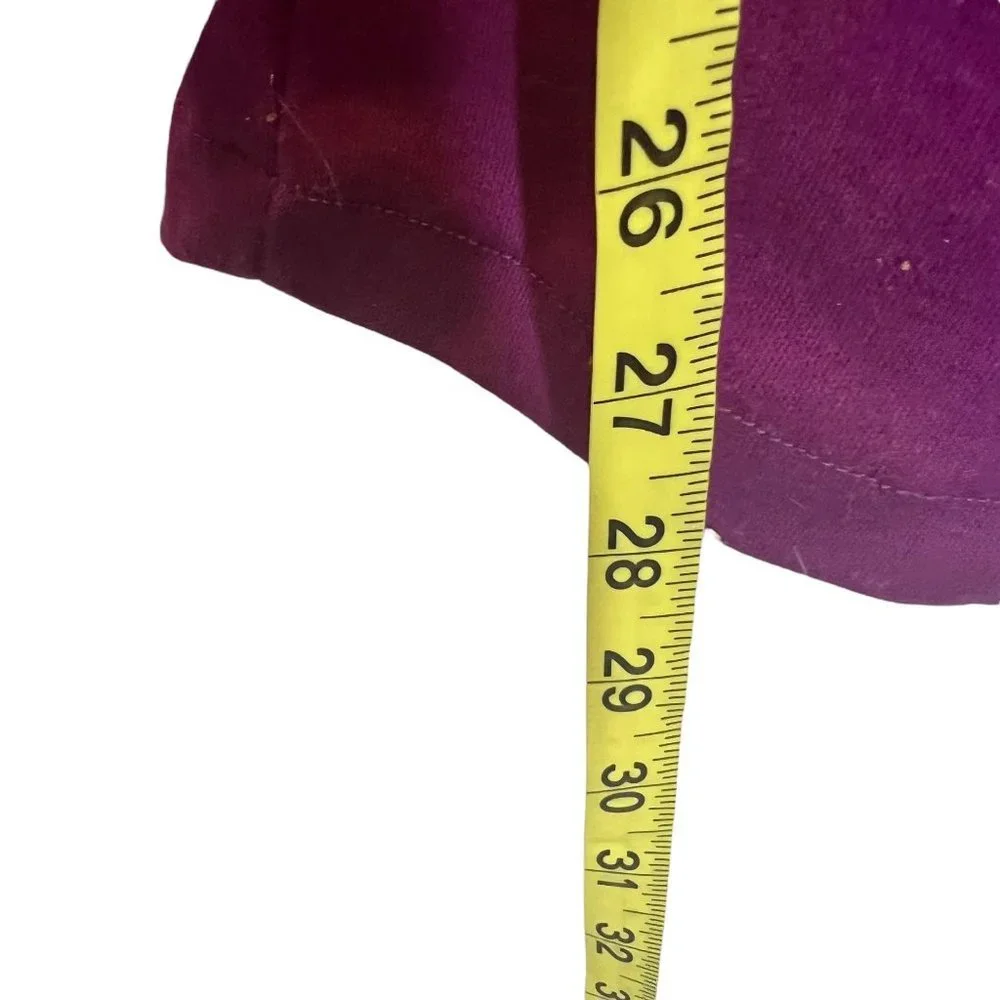 Vintage 90s Purple Half Sleeve Jumpsuit Medium - Picture 6 of 10